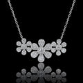 0.62 CT natural diamond pendant necklace